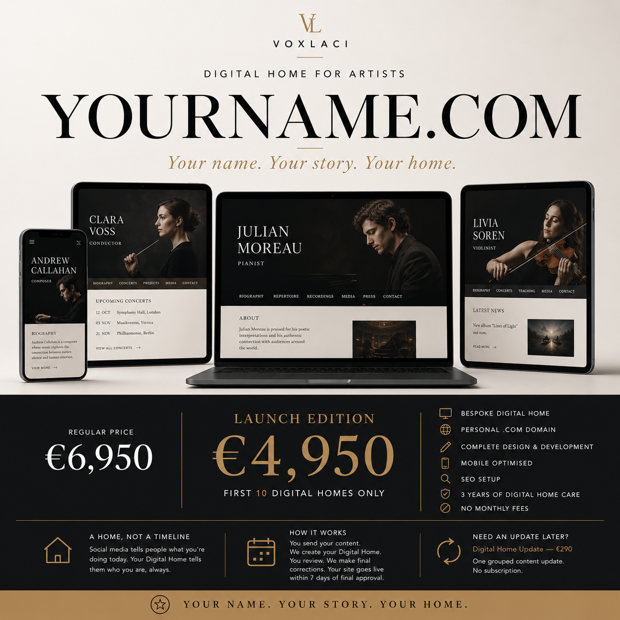Digital Home for Artists — Launch Edition by VoxLaci